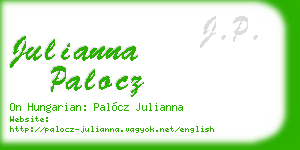 julianna palocz business card